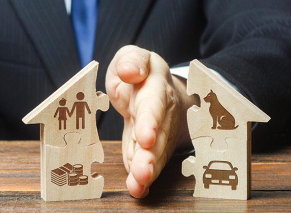 separación de bienes o gananciales